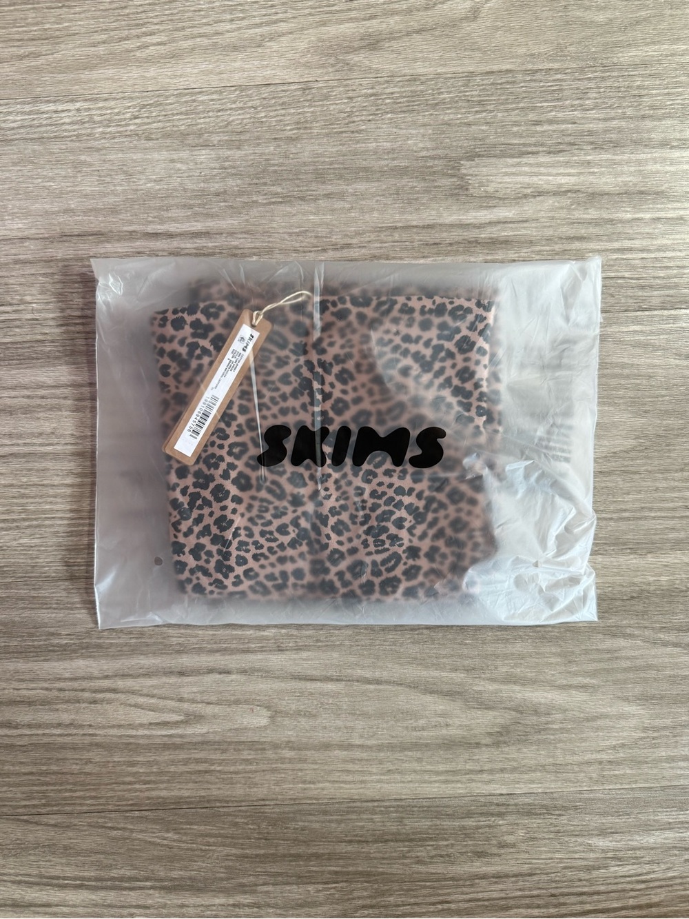 SKIMS Fits Everybody Mini Tube Dress In Sienna Natural Leopard Size Small NWT - Picture 2 of 3